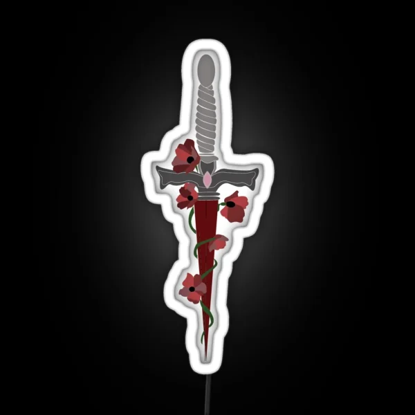 Poppy S Dagger RGB Neon Sign