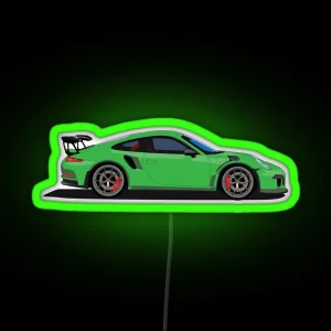 Porche 911 GT3 RGB Neon Sign