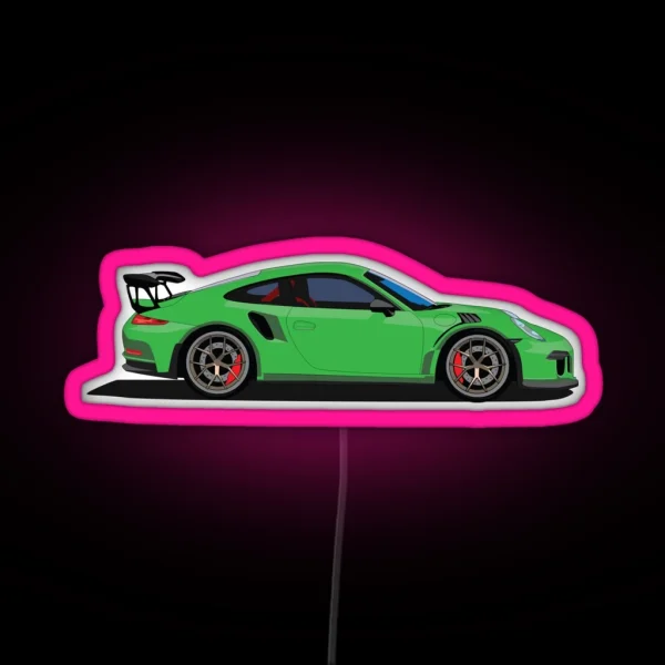 Porche 911 GT3 RGB Neon Sign
