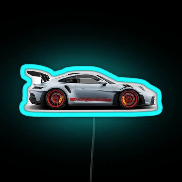 Porsche 911 992 GT3RS RGB Neon Sign