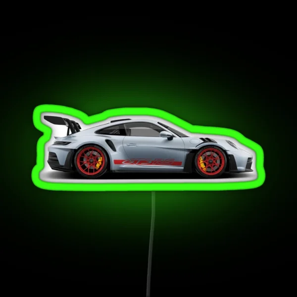 Porsche 911 992 GT3RS RGB Neon Sign