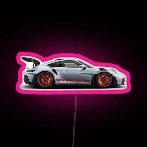 Porsche 911 992 GT3RS RGB Neon Sign