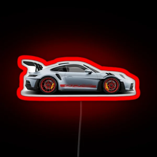 Porsche 911 992 GT3RS RGB Neon Sign