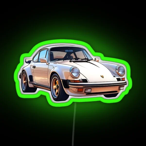Porsche 911 Car RGB Neon Sign