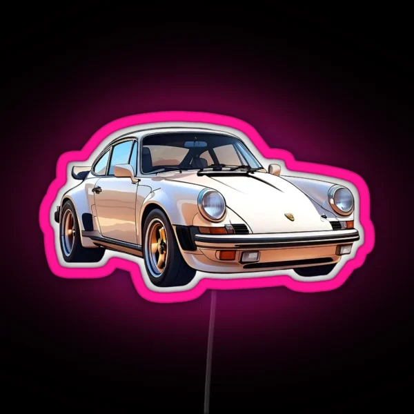 Porsche 911 Car RGB Neon Sign