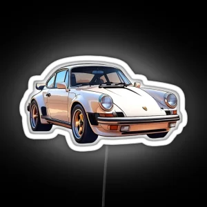 Porsche 911 Car RGB Neon Sign