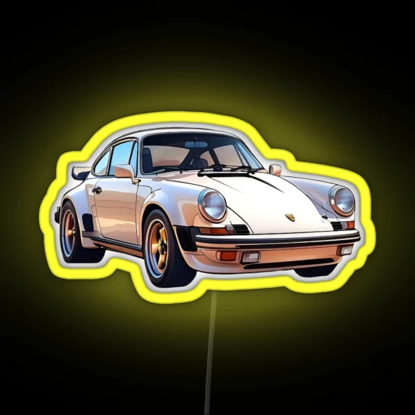 Porsche 911 Car RGB Neon Sign