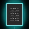 Porsche 911 GT2/GT3 Evolution RGB Neon Sign in Blue