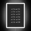 Porsche 911 GT2/GT3 Evolution RGB Neon Sign with White Background