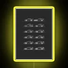 Porsche 911 GT2/GT3 Evolution RGB Neon Sign in Yellow