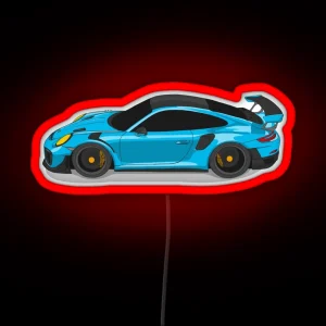 Porsche 911 GT2 RS RGB Neon Sign