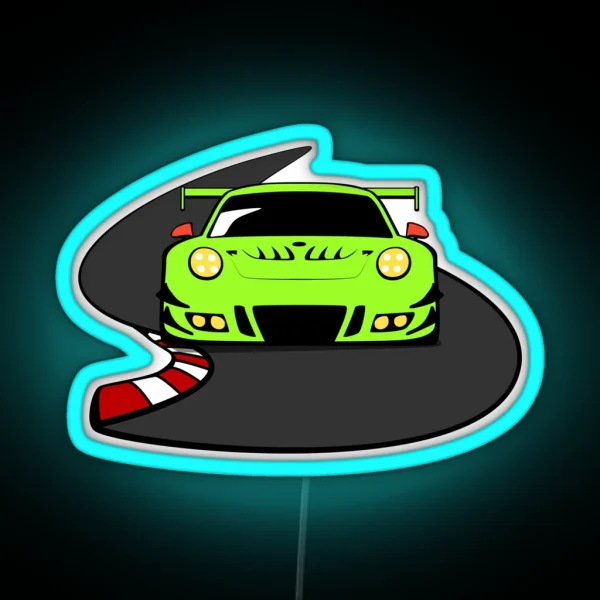 Porsche 911 GT3 Grello Ringmeister RGB Neon Sign