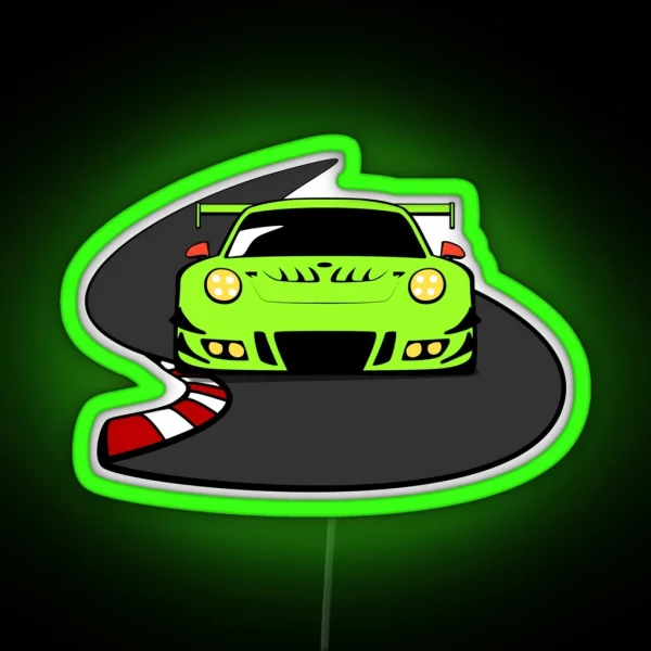 Porsche 911 GT3 Grello Ringmeister RGB Neon Sign