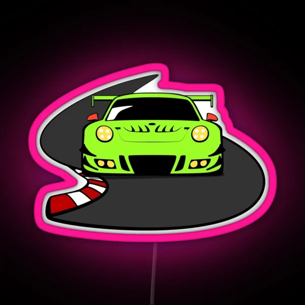 Porsche 911 GT3 Grello Ringmeister RGB Neon Sign