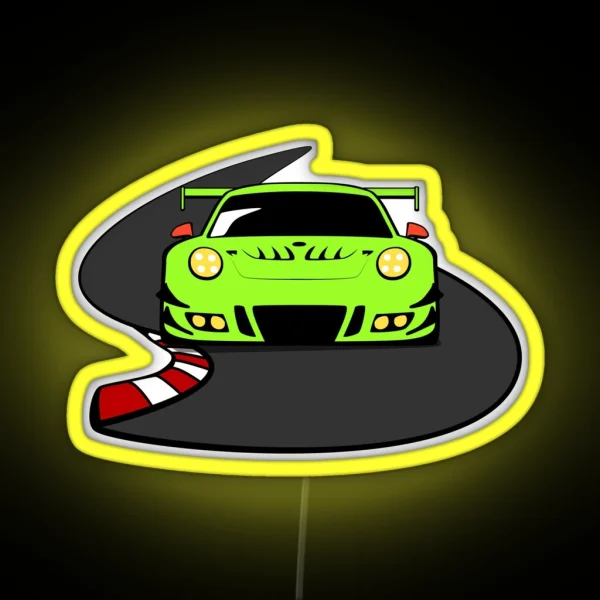 Porsche 911 GT3 Grello Ringmeister RGB Neon Sign