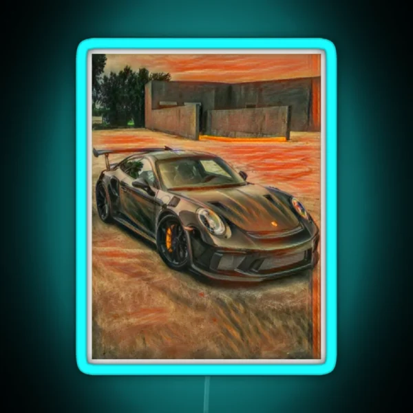 Porsche 911 GT3 RGB Neon Sign