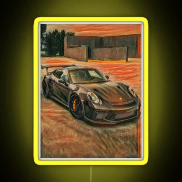 Porsche 911 GT3 RGB Neon Sign