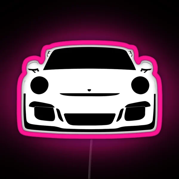 Porsche 911 Gt3 Rs 2400 RGB Neon Sign