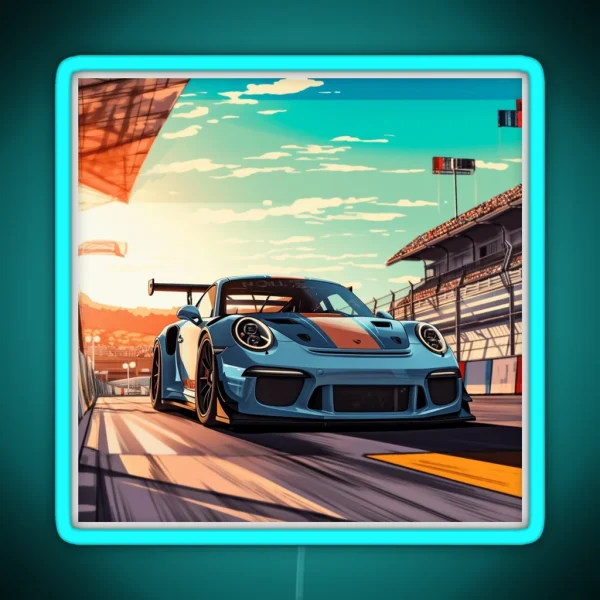 Porsche 911 GT3 RS RGB Neon Sign