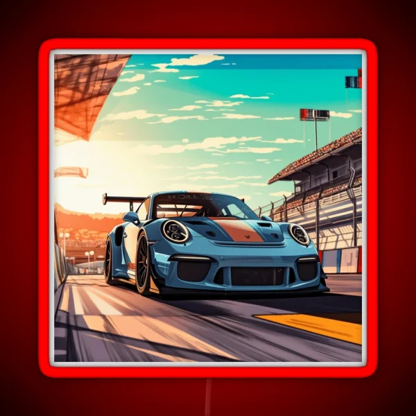 Porsche 911 GT3 RS RGB Neon Sign