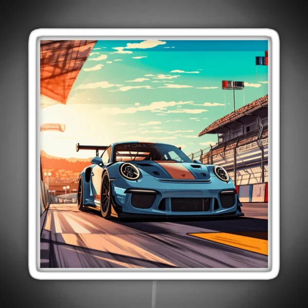 Porsche 911 GT3 RS RGB Neon Sign