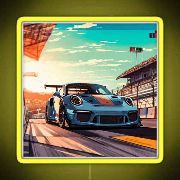 Porsche 911 GT3 RS RGB Neon Sign