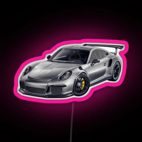 Porsche 911 GT3 RS RGB Neon Sign