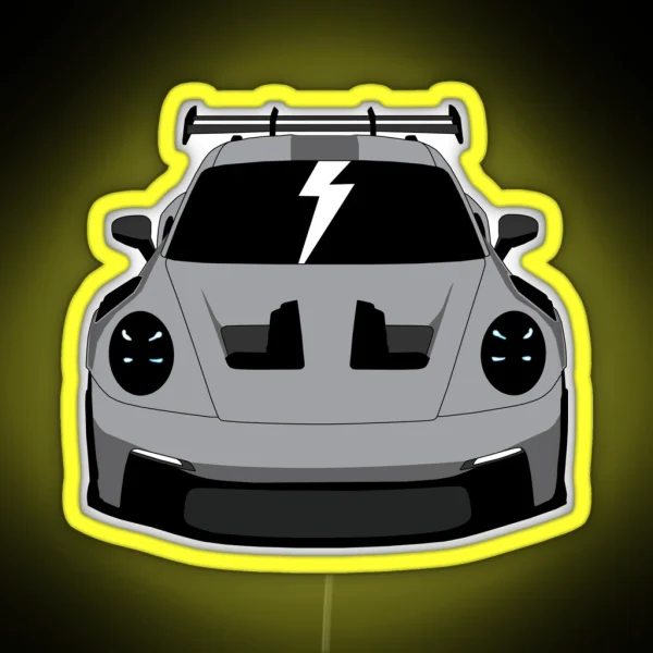 Porsche 911 RGB Neon Sign