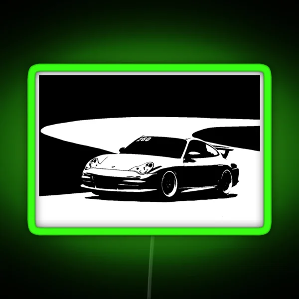 Porsche 996 GT3 RGB Neon Sign