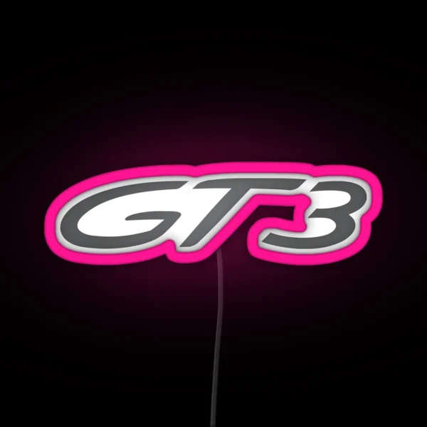 PORSCHE GT3 Get Out And Drive RGB Neon Sign