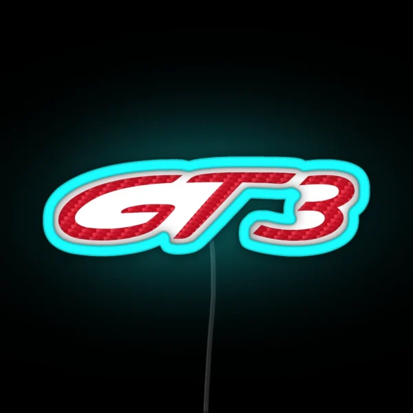 Porsche GT3 Guards Red CARBON RGB Neon Sign