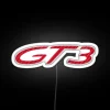 porsche gt3 red carbon neon sign rgb lighting for porsche fans
