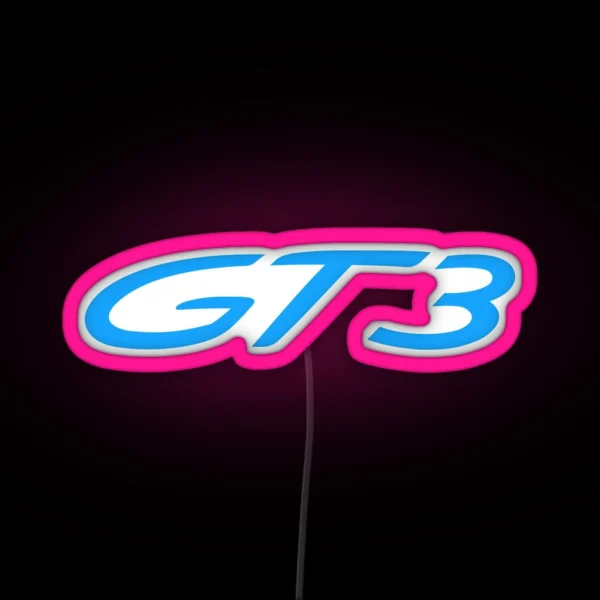 Porsche GT3 Mexico Blue RGB Neon Sign