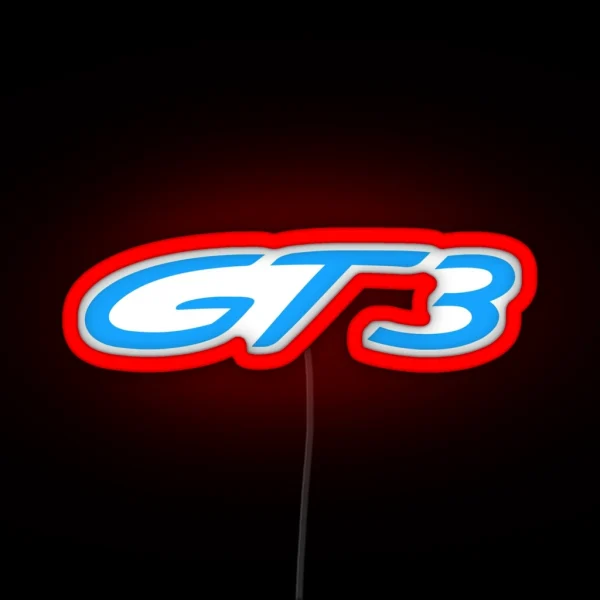 Porsche GT3 Mexico Blue RGB Neon Sign