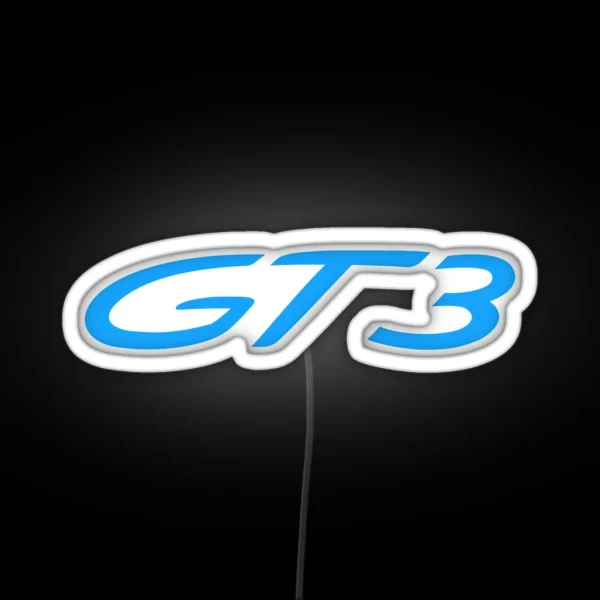 Porsche GT3 Mexico Blue RGB Neon Sign
