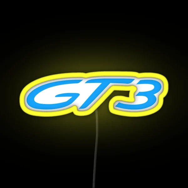 Porsche GT3 Mexico Blue RGB Neon Sign