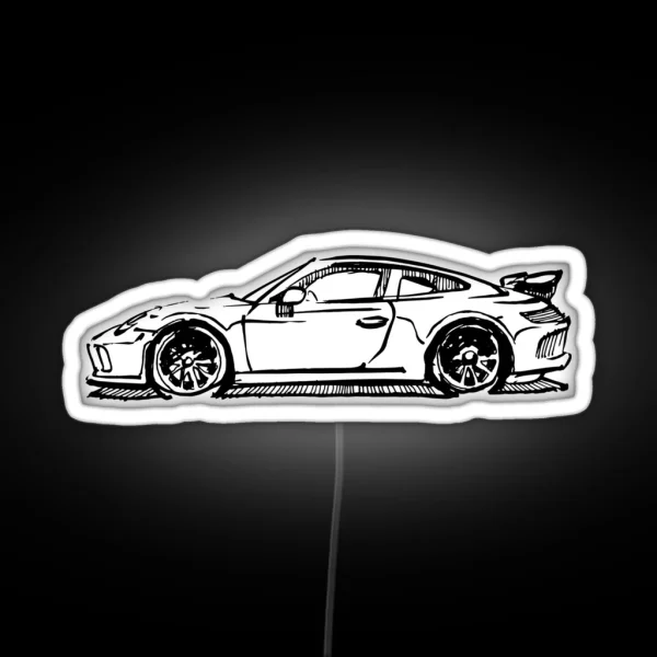 Porsche GT3 RGB Neon Sign