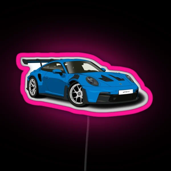 Porsche GT3 RS RGB Neon Sign