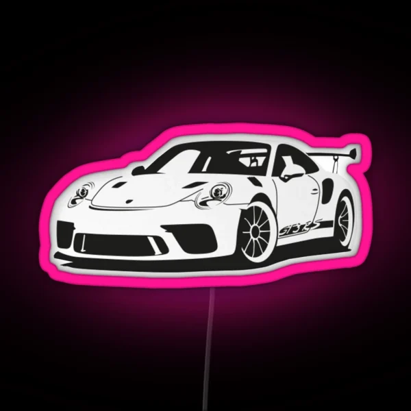Porsche Gt3 Rs RGB Neon Sign
