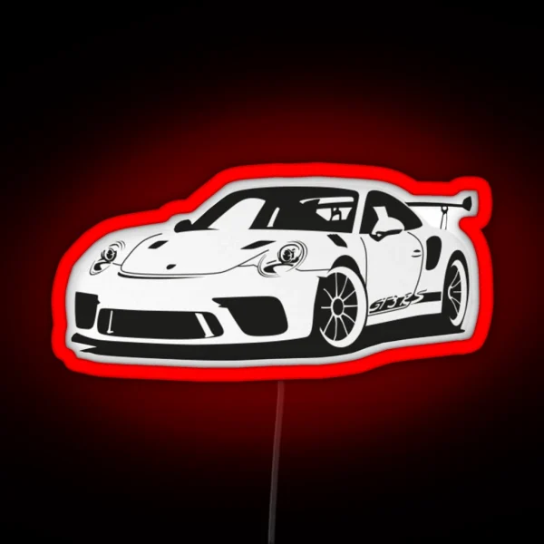 Porsche Gt3 Rs RGB Neon Sign