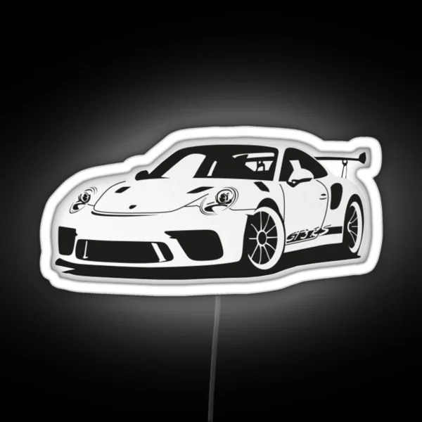 Porsche Gt3 Rs RGB Neon Sign