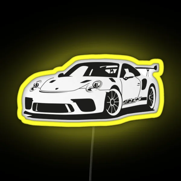 Porsche Gt3 Rs RGB Neon Sign
