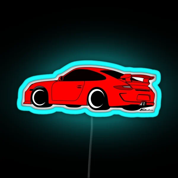 Porsche RGB Neon Sign