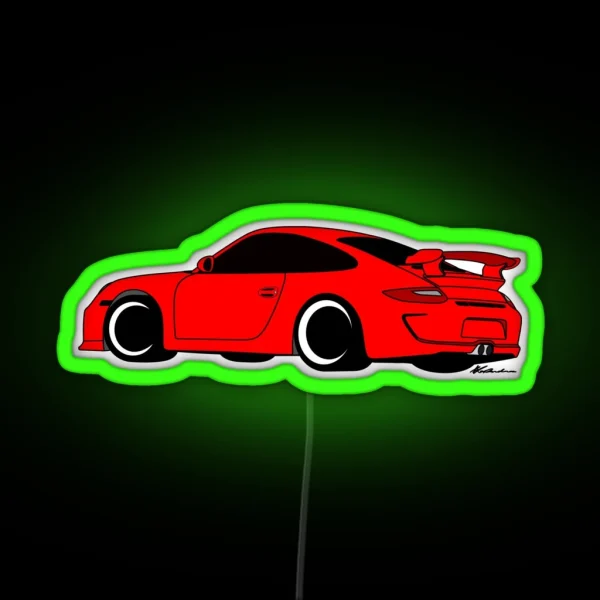 Porsche RGB Neon Sign