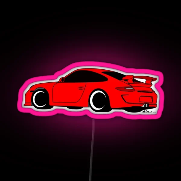 Porsche RGB Neon Sign