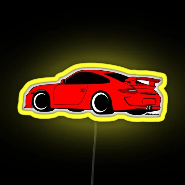 Porsche RGB Neon Sign
