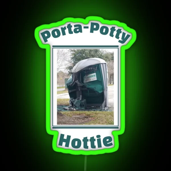 Porta Potty Hottie RGB Neon Sign