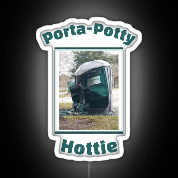 Porta Potty Hottie RGB Neon Sign
