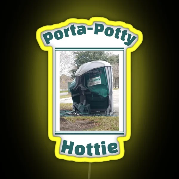 Porta Potty Hottie RGB Neon Sign