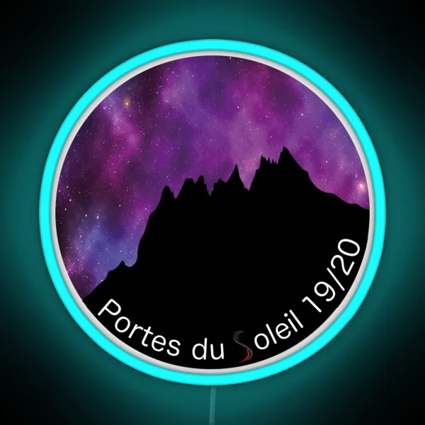 Portes Du Soleil RGB Neon Sign